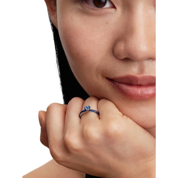 Anello Blu Chakra Heart Pandora ME