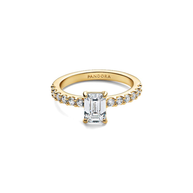 Anello Taglio Baguette