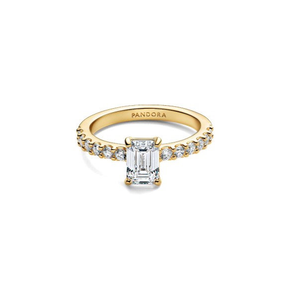 Anello Taglio Baguette