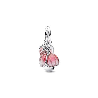 Charm Pendente Fiore "Thank you"