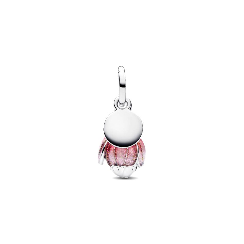 Charm Pendente Fiore "Thank you"