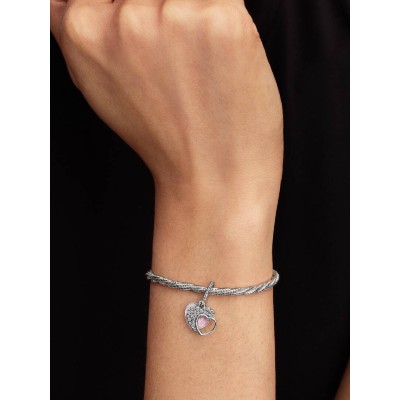 Charm Pendente Doppio Cuore Mamma Sei Bellissima 2