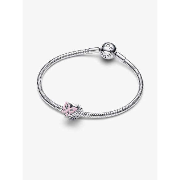 Charm Openwork Cuore e Farfalla