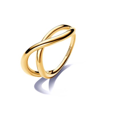 Anello Infinito Linea Sinuosa