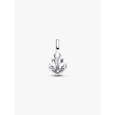 Anchor sterling silver mini dangle with imitation lapis lazuli 2