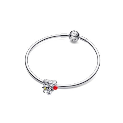 Disney Up Carl & Ellie sterling silver charm with red, black and yello 2