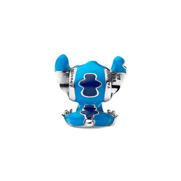 Disney Stitch sterling silver charm with purple, blue and black enamel