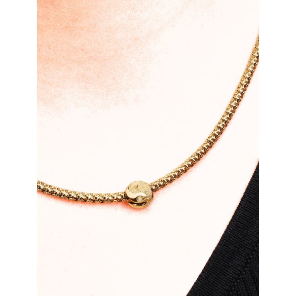 Textured yin and yang 14k gold-plated mini charm