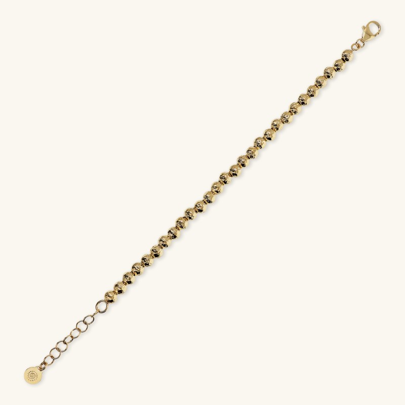 Bracciale con Sfere Martellate