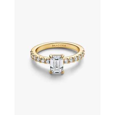 Anello Pandora Taglio Baguette
