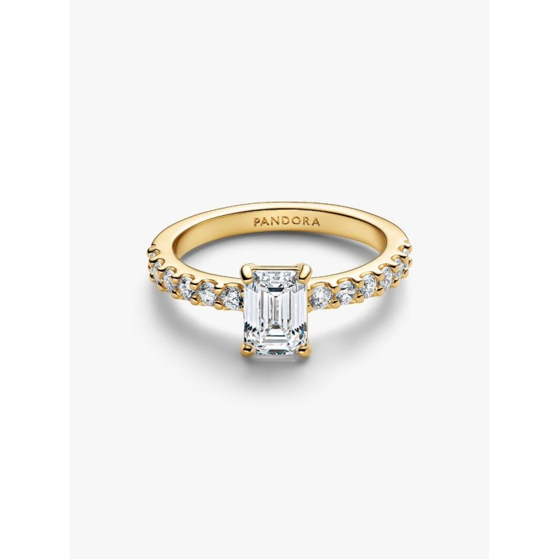 Anello Pandora Taglio Baguette