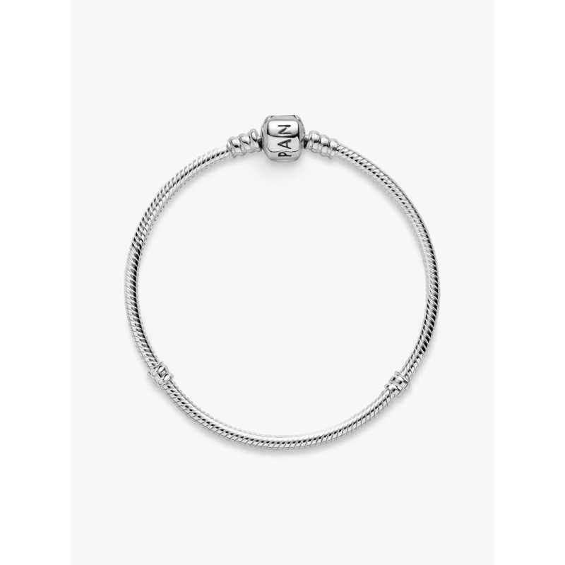 Snake chain sterling silver bracelet