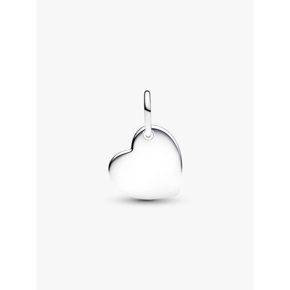 Charm Pendente Cuore con Pietra Miele Novembre da incidere