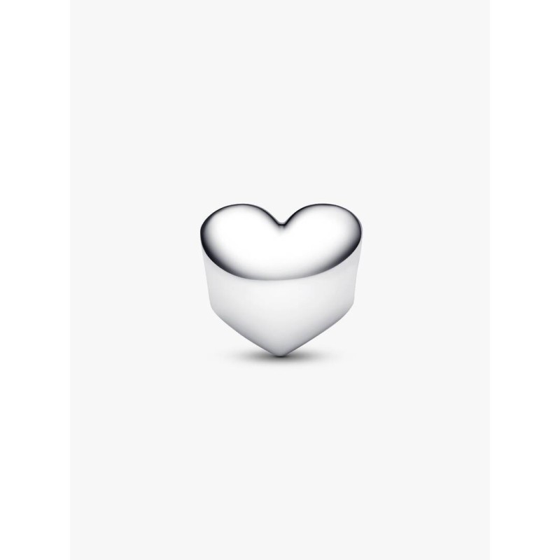 Engravable heart sterling silver charm with royal green crystal