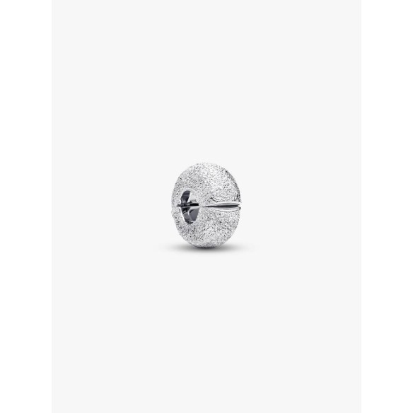 Sterling silver diamond pointed mini clip with silicone grip