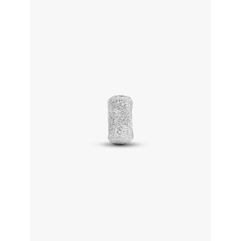 Sterling silver diamond pointed mini clip with silicone grip