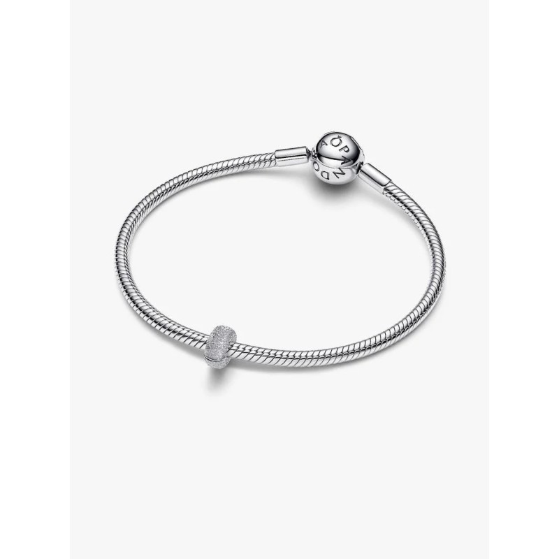 Sterling silver diamond pointed mini clip with silicone grip