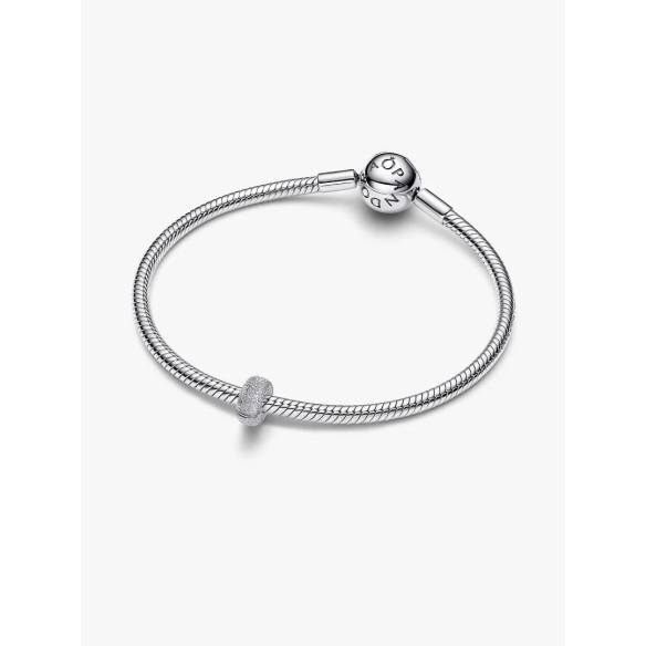 Sterling silver diamond pointed mini clip with silicone grip