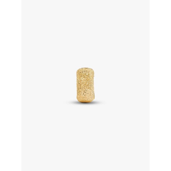 14k gold-plated diamond pointed mini clip with silicone grip