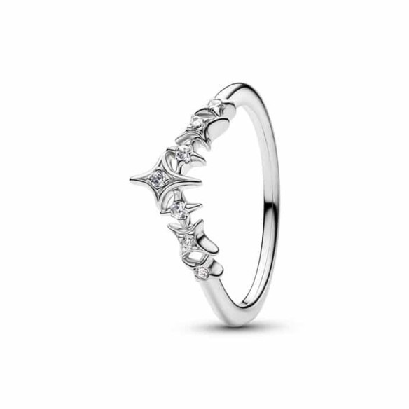 Anello Tiara Pandora Placcato Platino