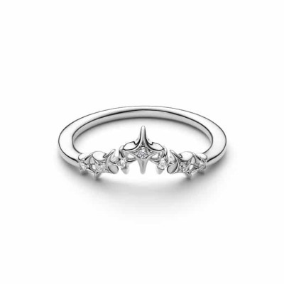 Anello Tiara Pandora Placcato Platino 2