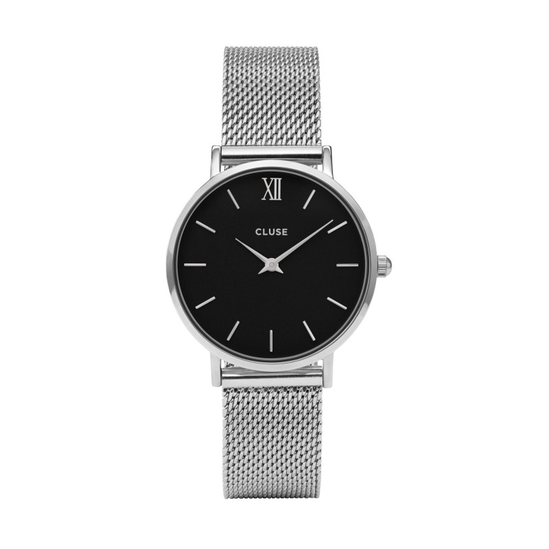 Orologio Minuit Mesh Silver