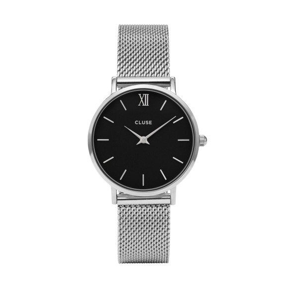 Orologio Minuit Mesh Silver