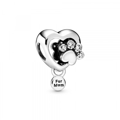 Charm Zampina e cuore scintillante