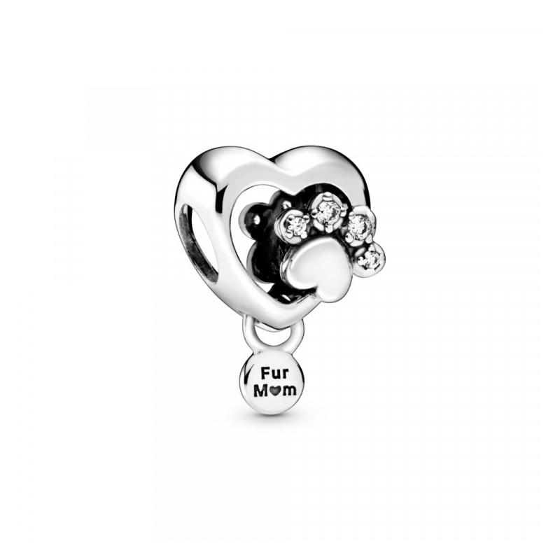 Charm Zampina e cuore scintillante