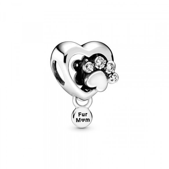 Charm Zampina e cuore scintillante