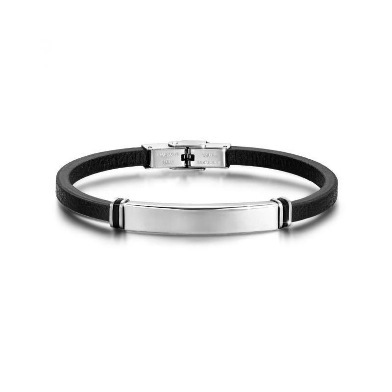 Bracciale Luca barra Uomo Cuoio