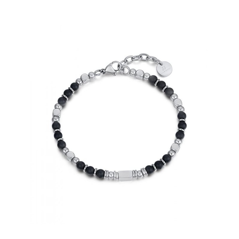 Bracciale Luca Barra Agata Nera