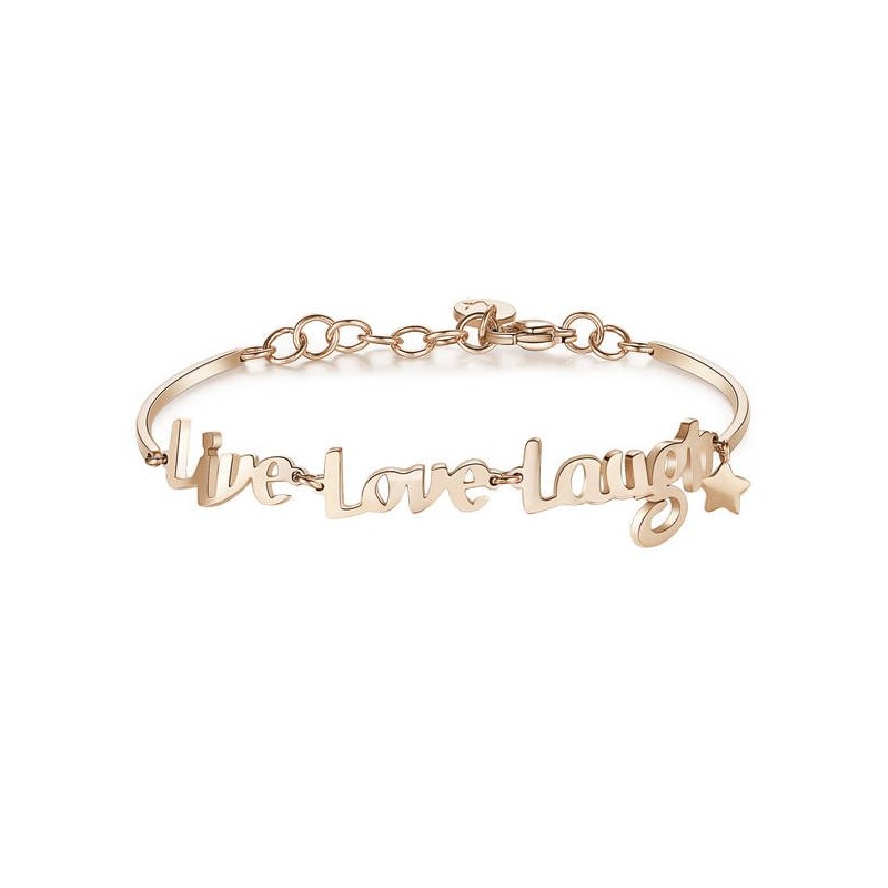 Bracciale Donna Brosway Vivi Ama Sorridi Rosè Chakra