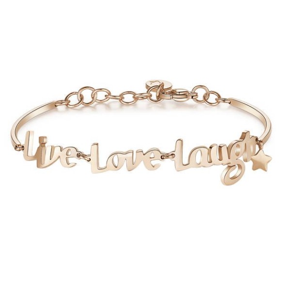 Bracciale Donna Brosway Vivi Ama Sorridi Rosè Chakra