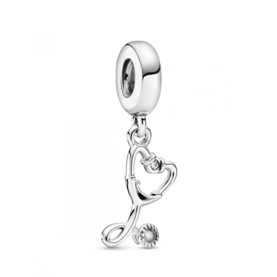 Charm Pendente Stetoscopio Cuore