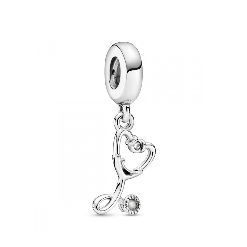 Charm Pendente Stetoscopio Cuore