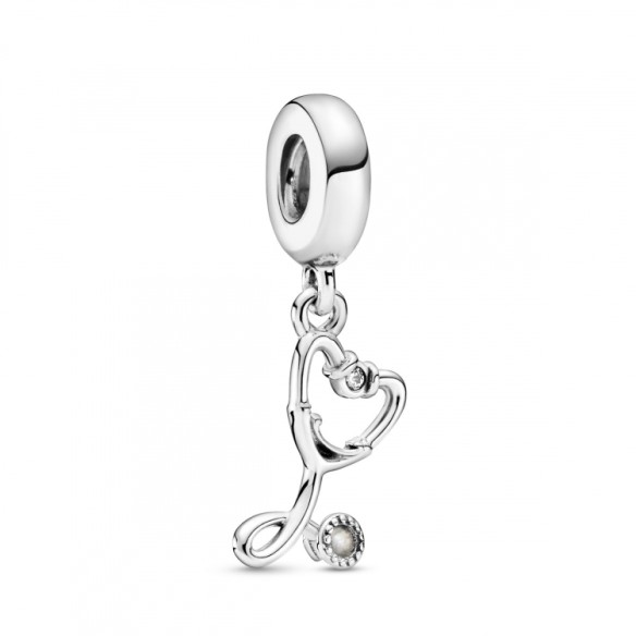 Charm Pendente Stetoscopio Cuore
