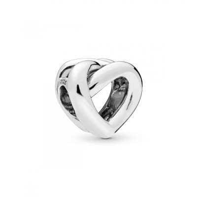 Charm Cuore intrecciato