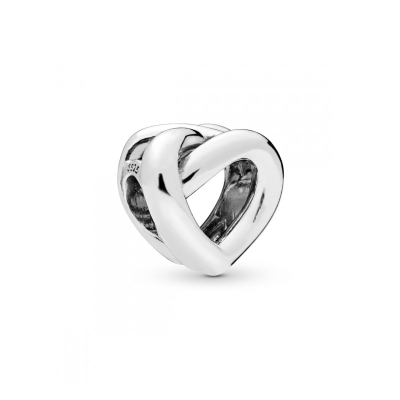 Charm Cuore intrecciato