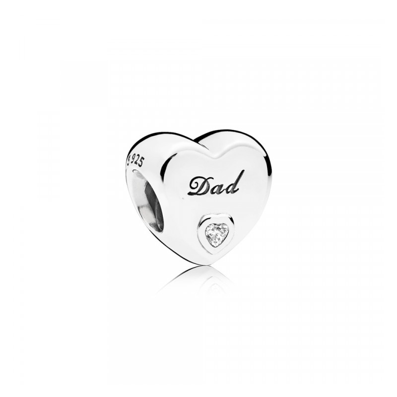 Charm a cuore Papà