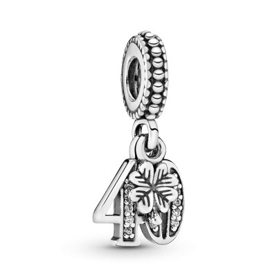 Charm pendente 40° compleanno