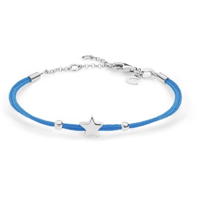 Bracciale Bambina Comete Cordino Azzurro