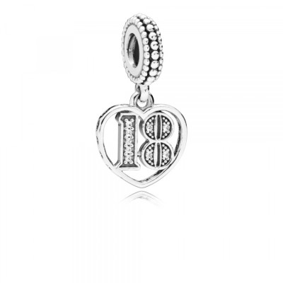 Charm pendente 18° compleanno