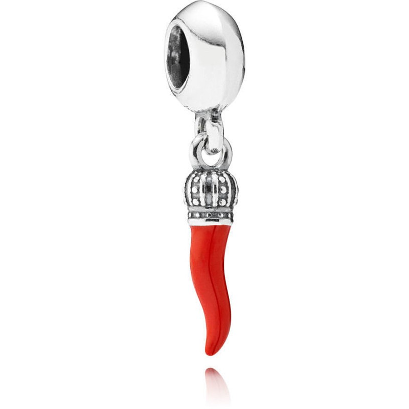 Charm pendente Cornetto portafortuna