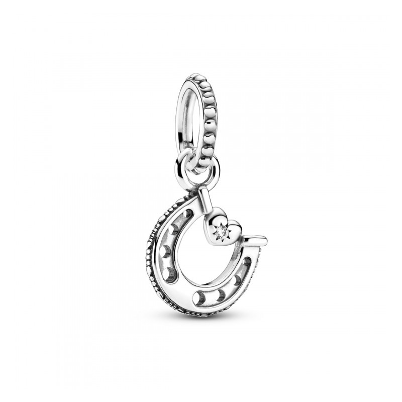 Charm pendente Ferro di cavallo portafortuna