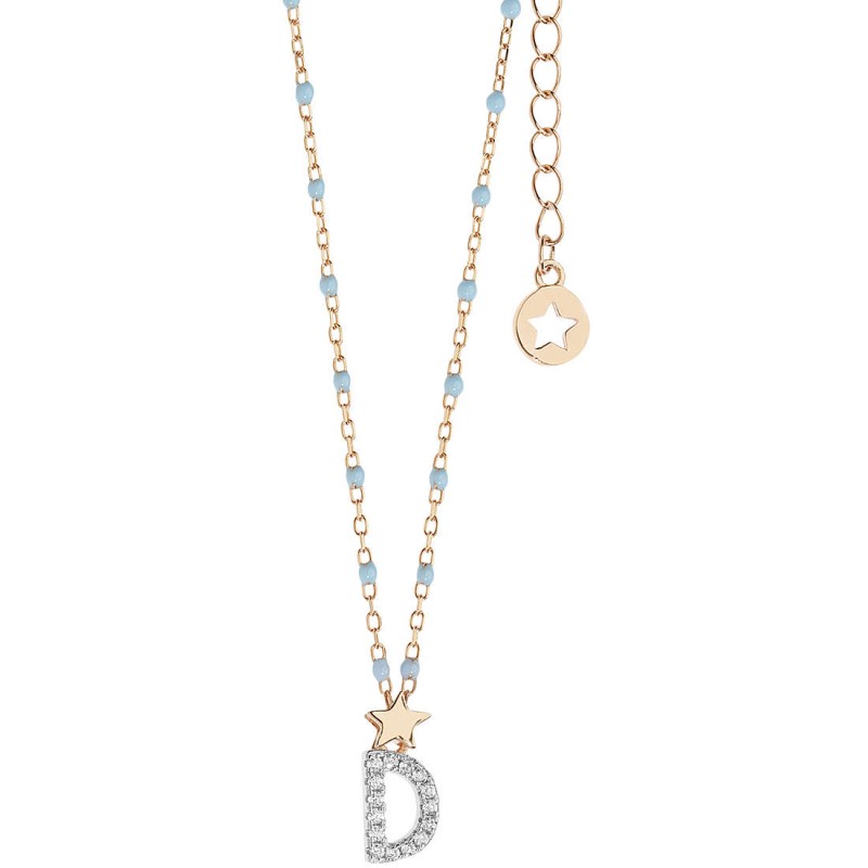 Collana Stella Lettera D