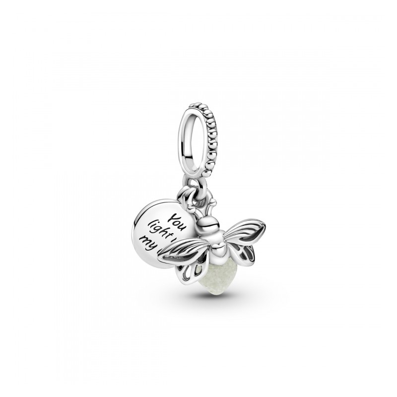 Charm pendente Lucciola che risplende nel buio