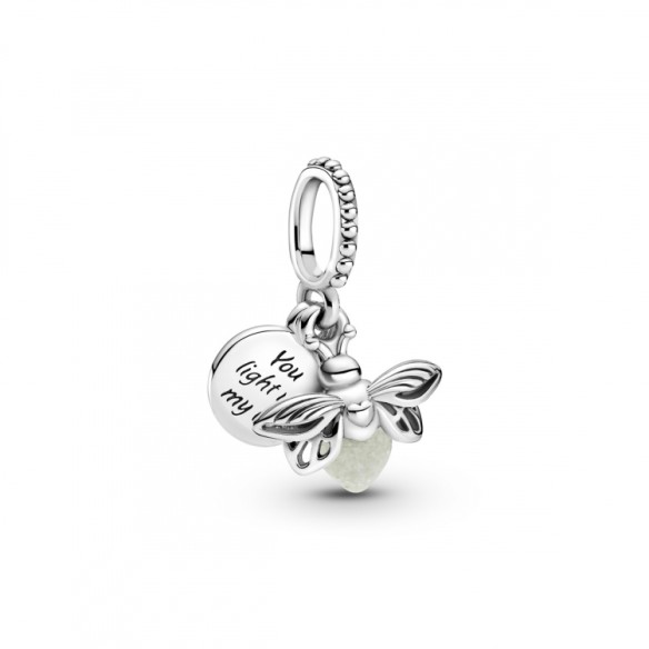 Charm pendente Lucciola che risplende nel buio