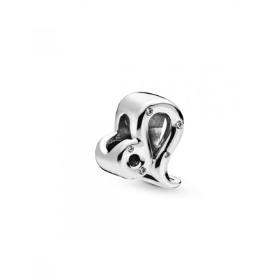 Charm dello zodiaco Leone scintillante