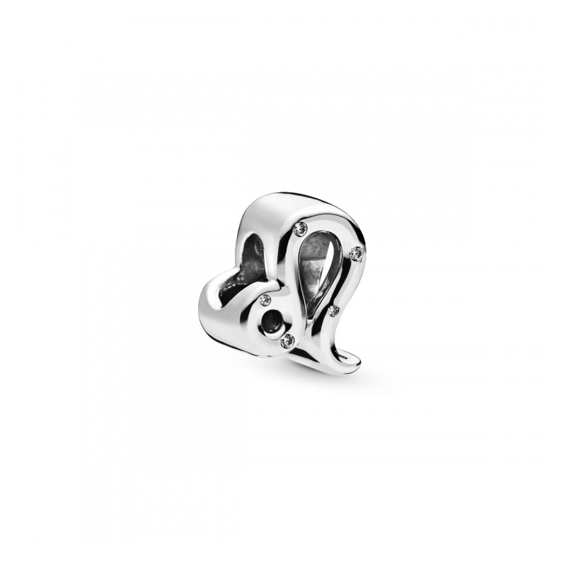 Charm dello zodiaco Leone scintillante